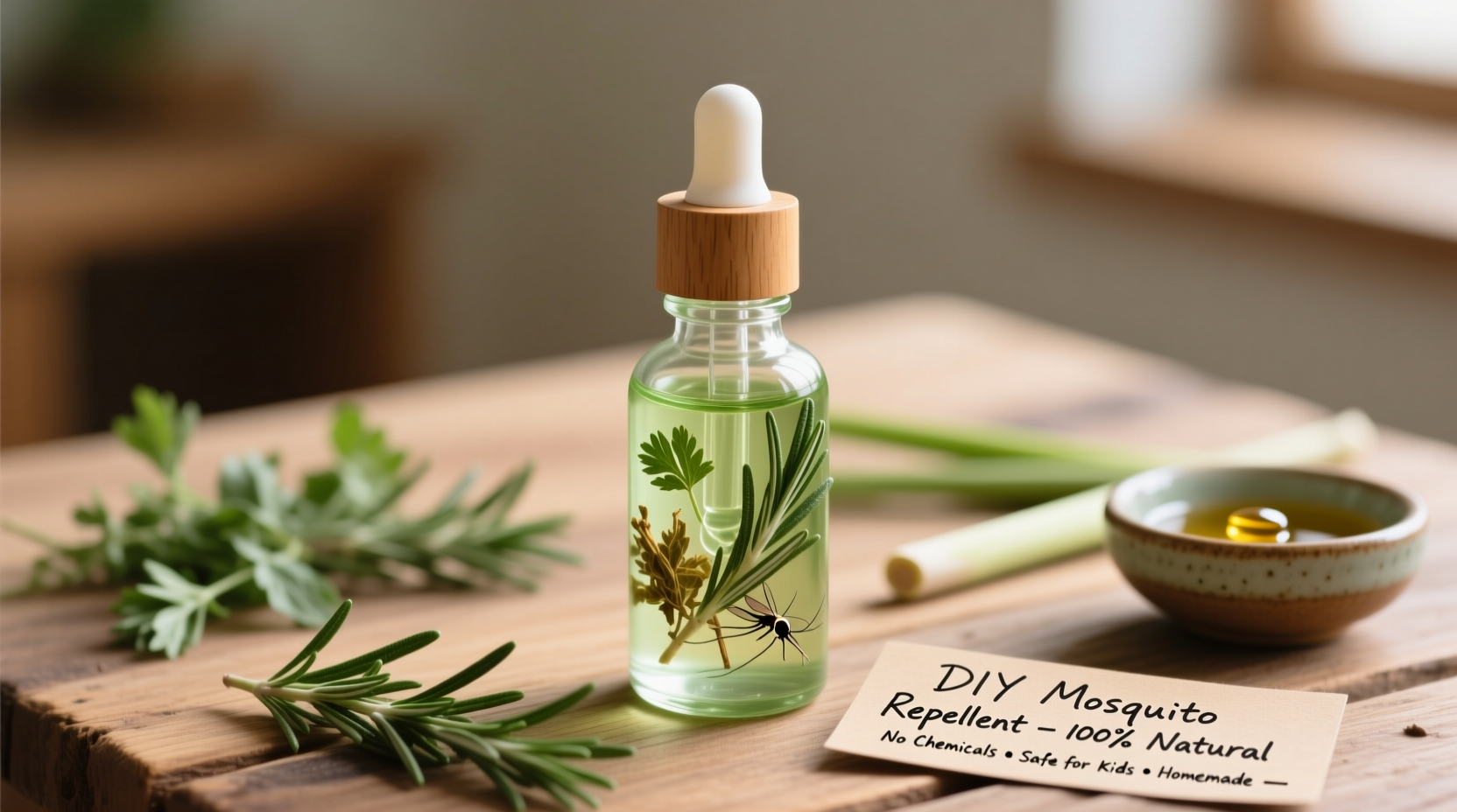 5 Safe Homemade Mosquito Repellents for Home (No Chemicals)