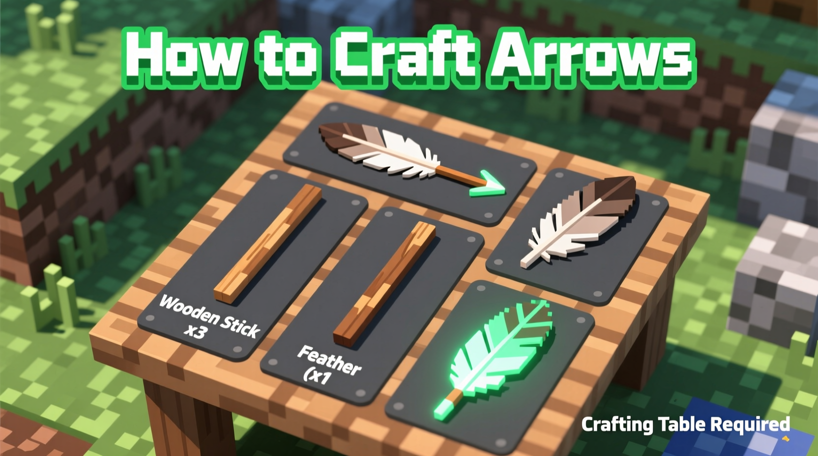 Minecraft Arrow Crafting: Step-by-Step Recipe Guide