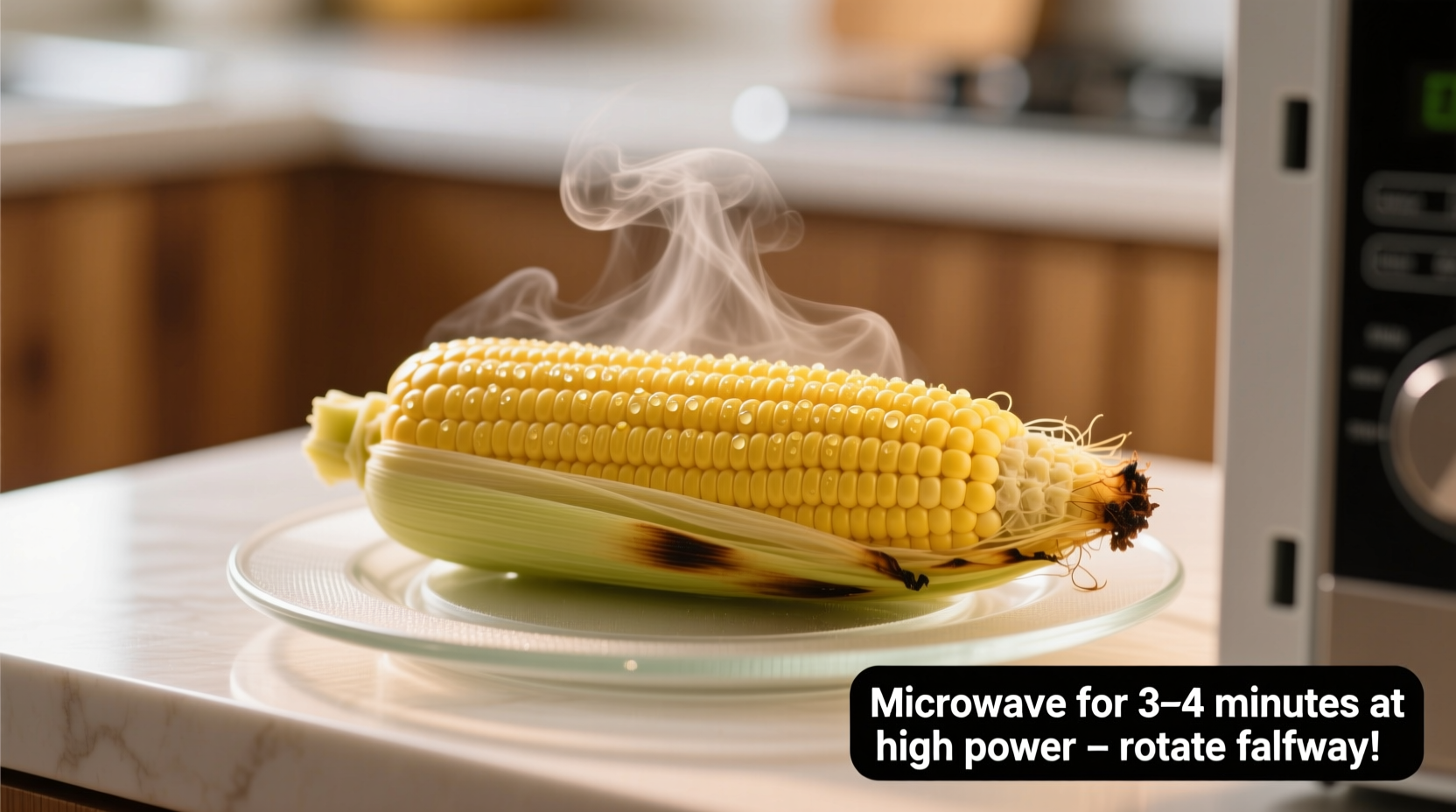 how do you cook corn in the microwave