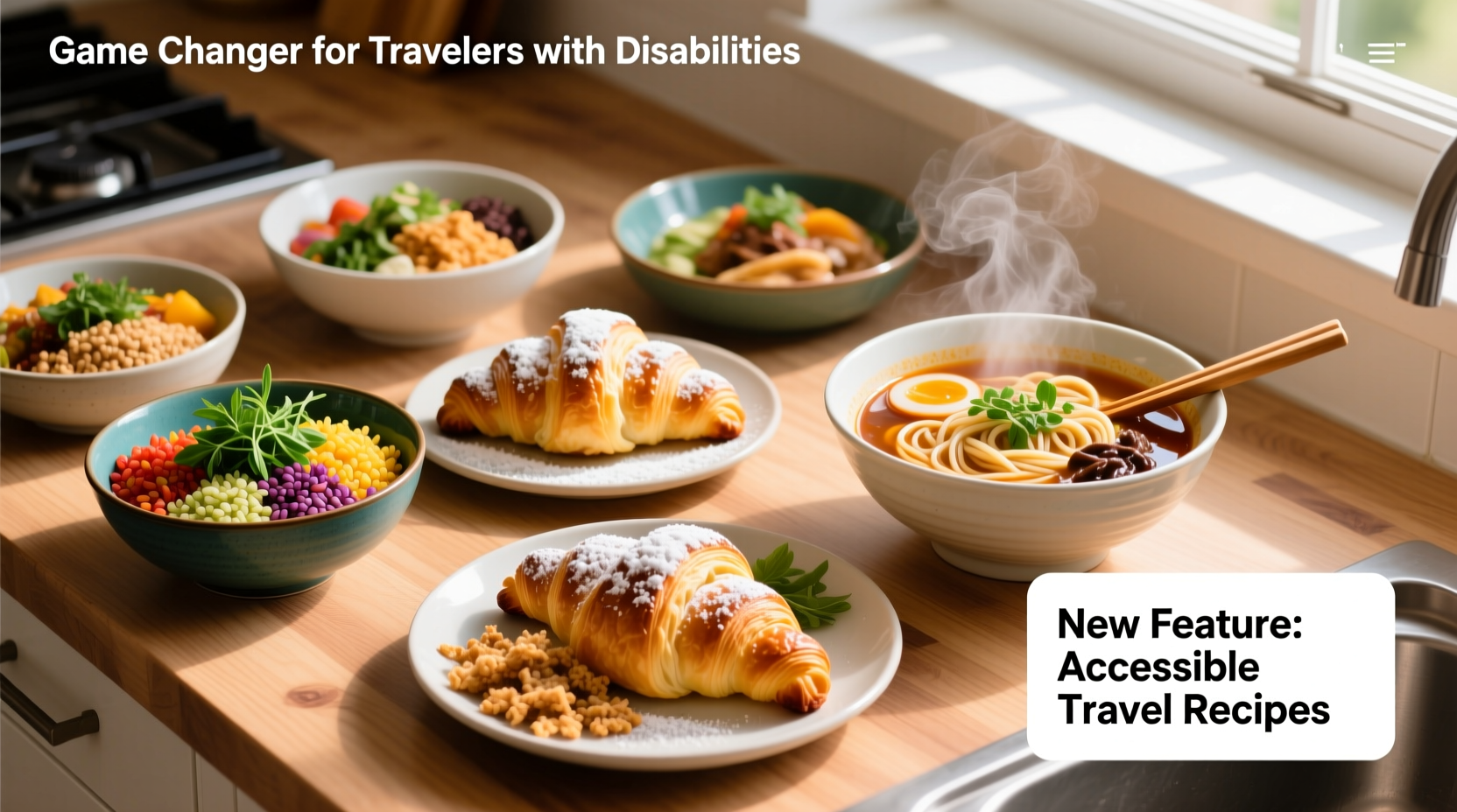 Websites New Feature Game Changer Travelers Disability: Culinary Access Guide