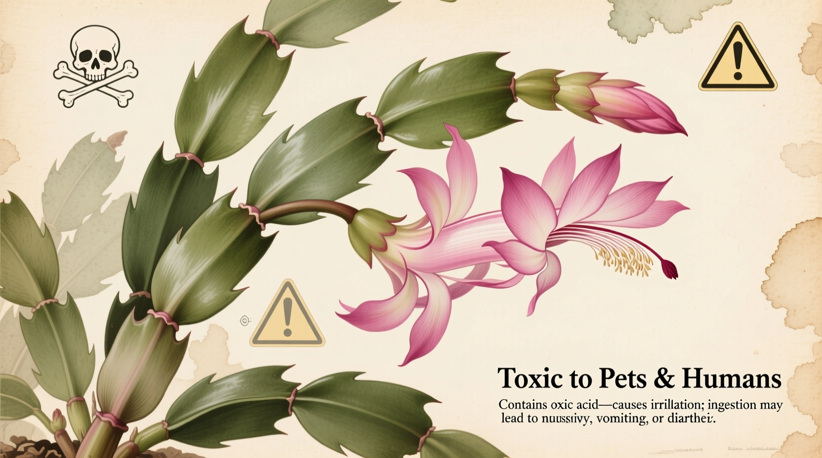 is christmas cactus toxic