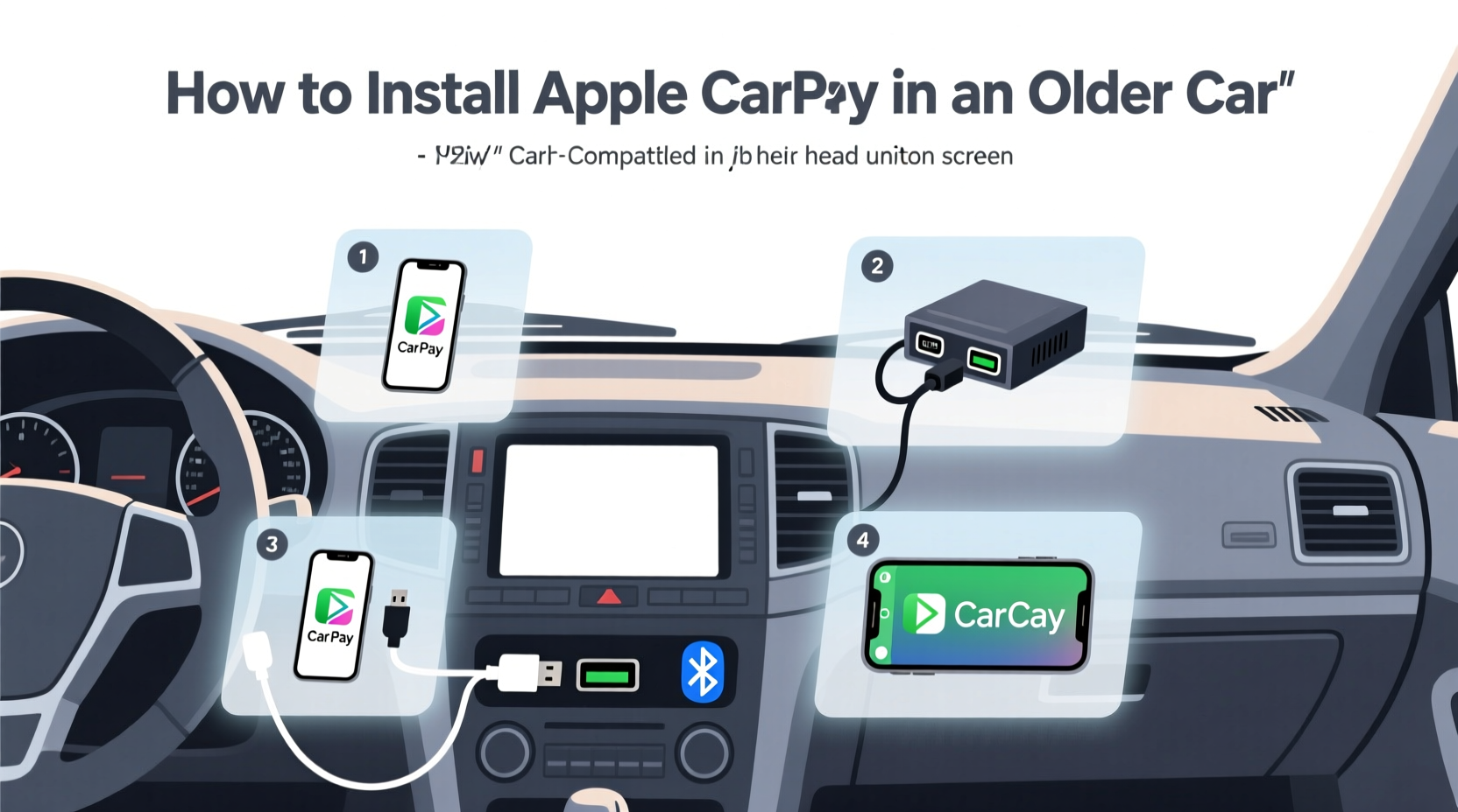 how to install apple carplay in older car