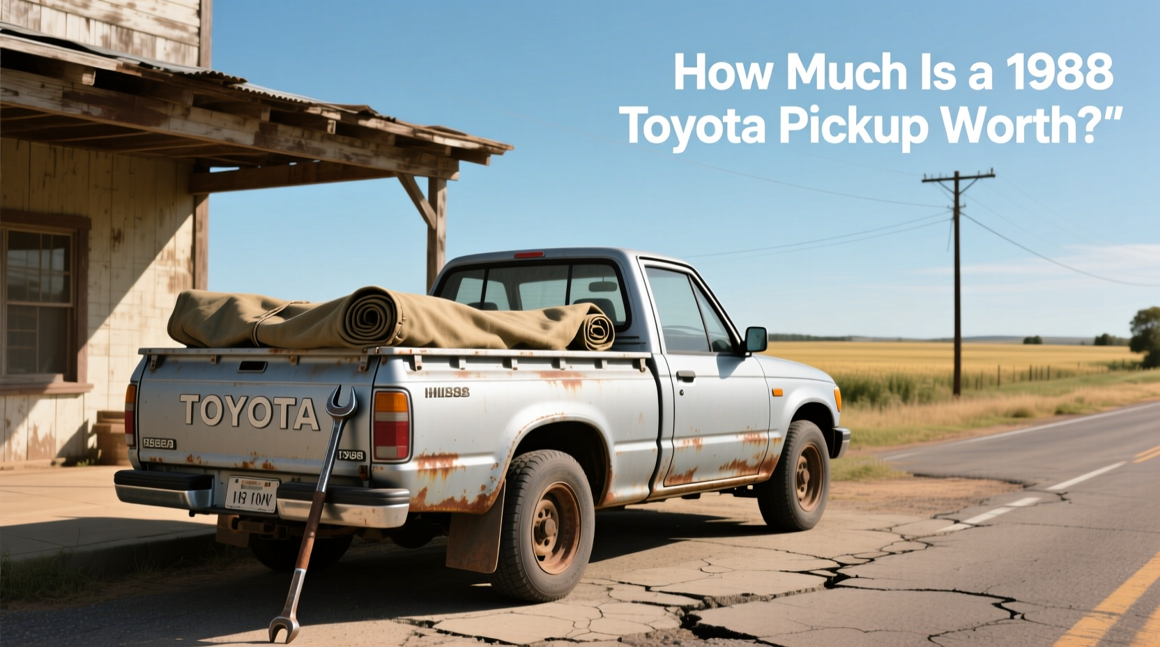 1988 Toyota Hilux pickup truck parked outdoors