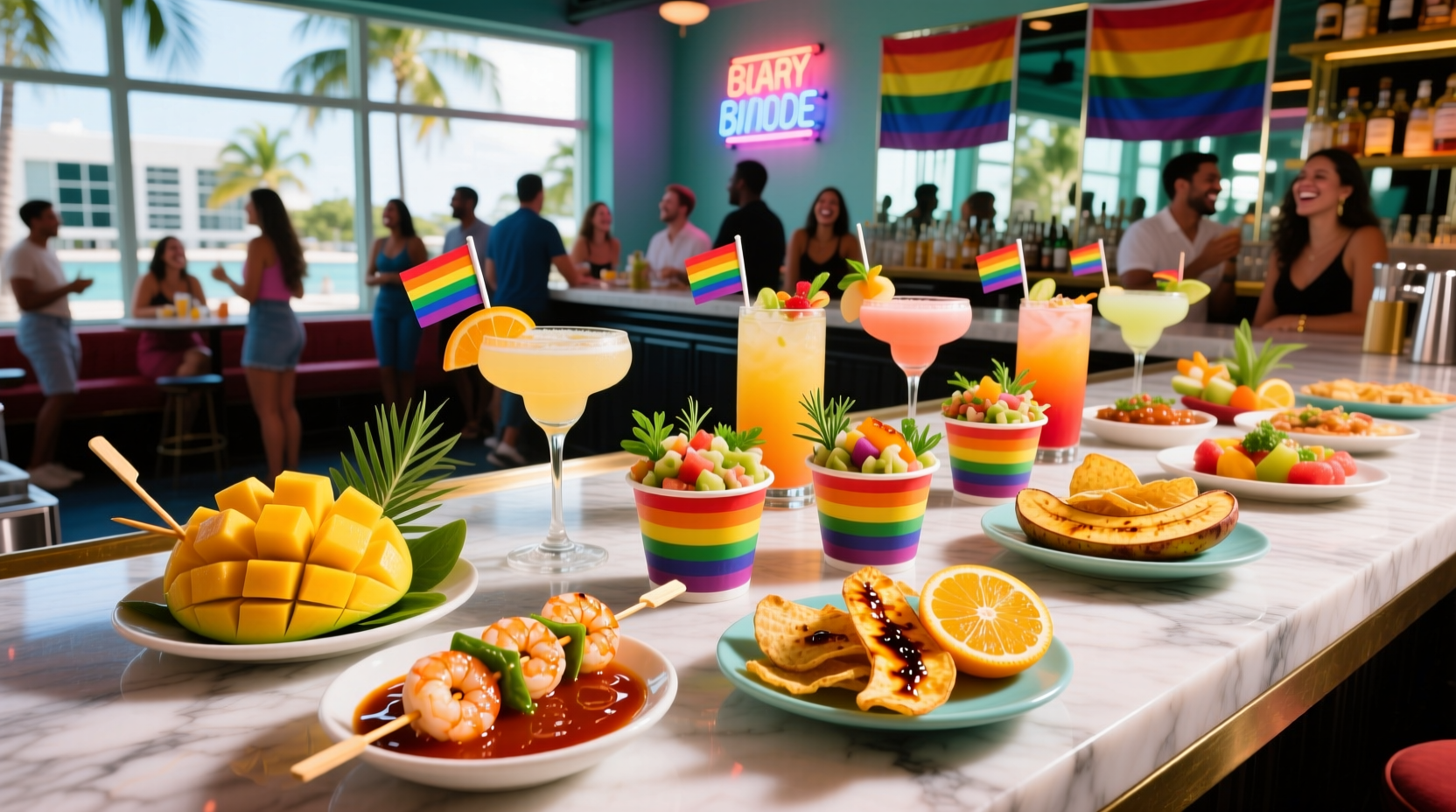 Gay Bars Miami Food Guide: What to Eat & Drink in LGBTQ+ Venues