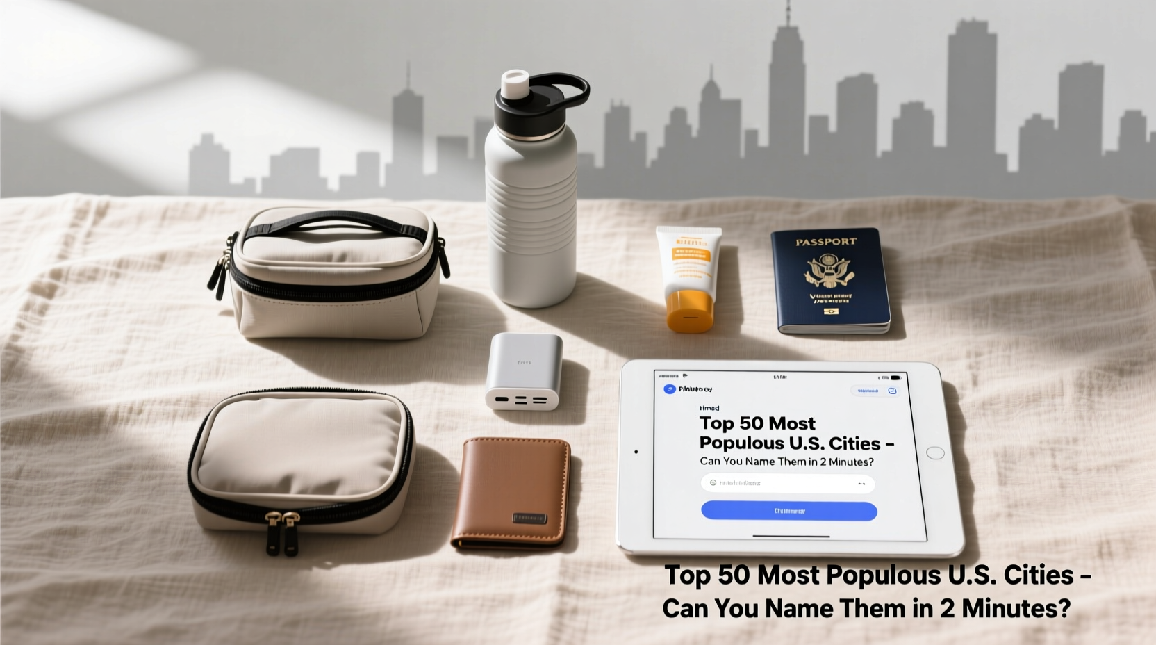 How to Use the Can-Name-Top-50-Populous-Cities-US-2-Minutes-Quiz for Travel Prep