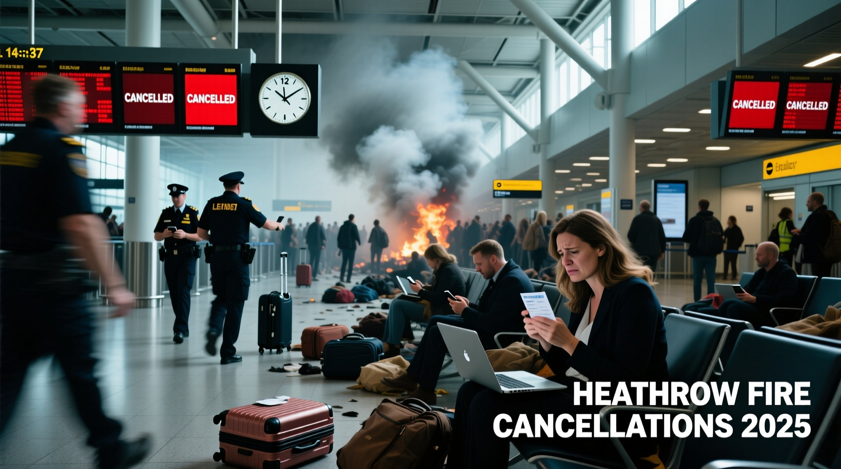 Heathrow Airport Fire Cancellations 2025: Transport & Logistics Guide