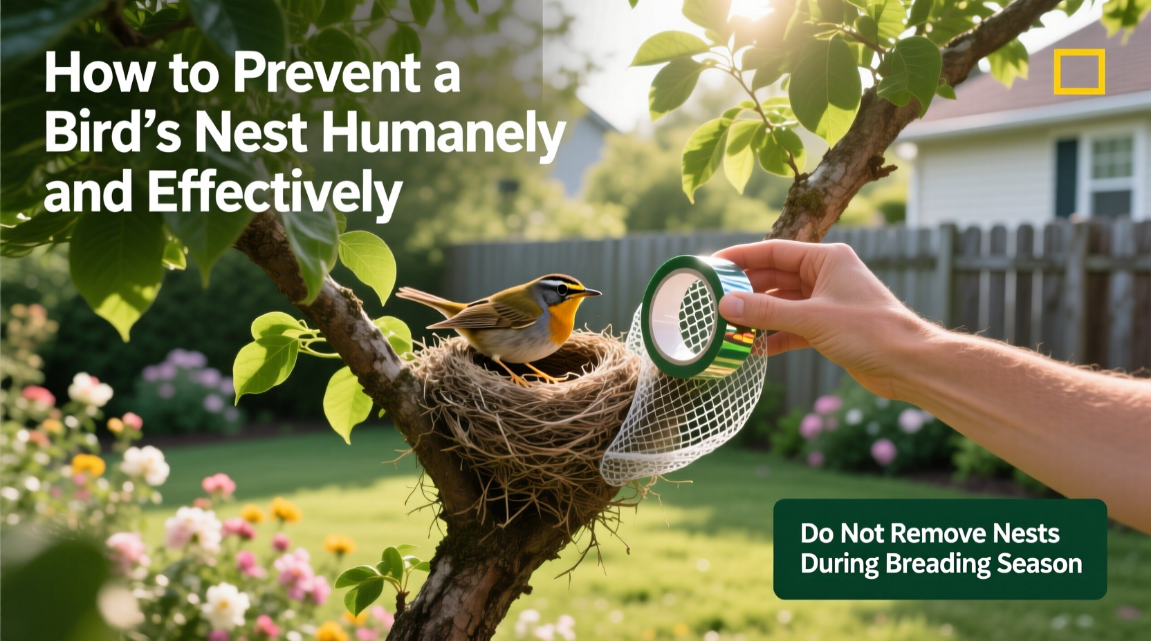 how to prevent a birds nest