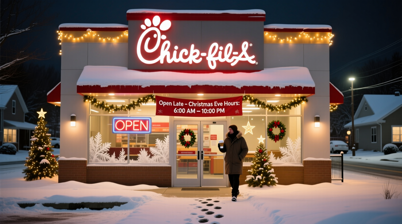 is chick fil a open on christmas eve 2024