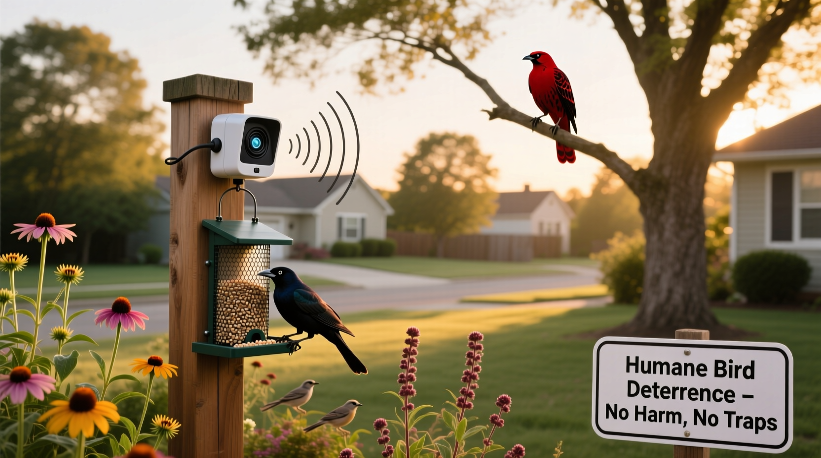 how to get rid of grackle birds