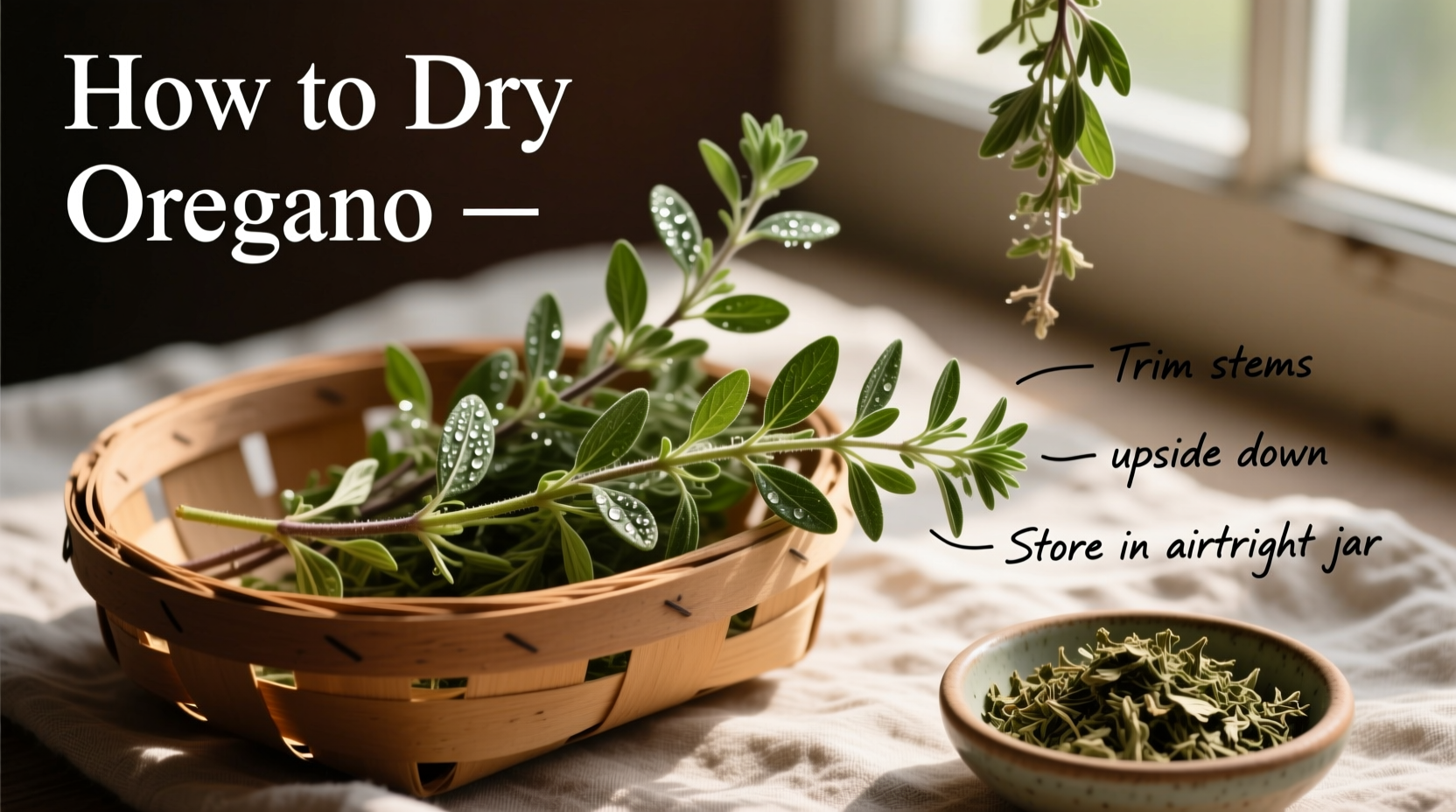How to Dry Oregano: 4 Methods Compared