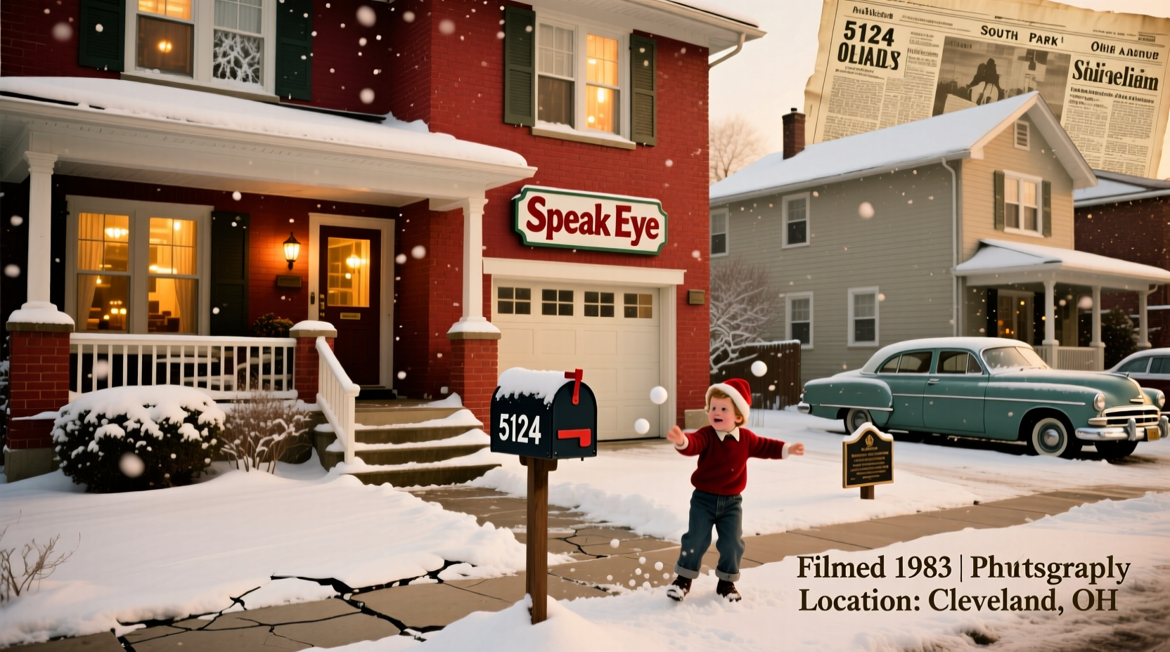 a christmas story where filmed