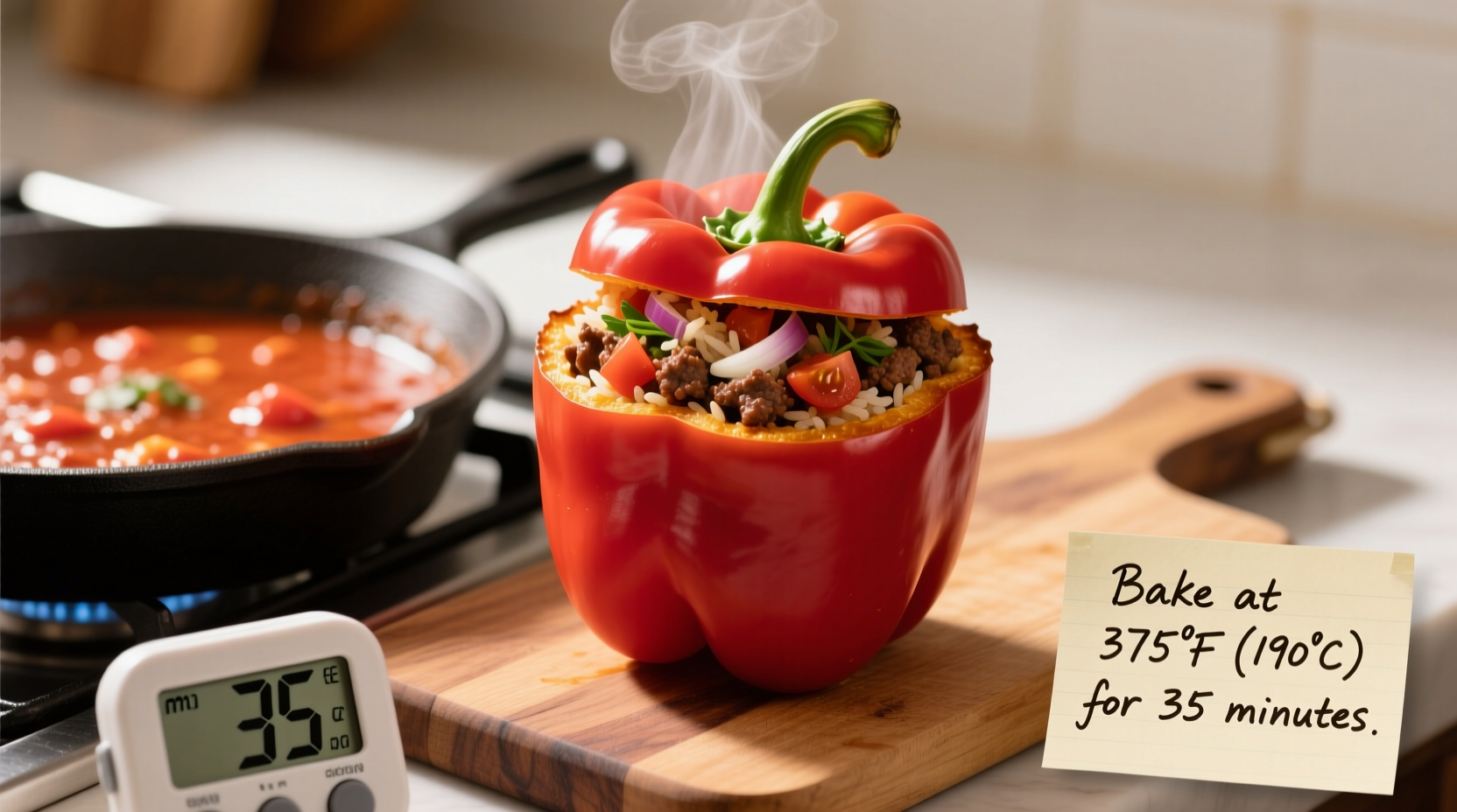 How Long to Cook Stuffed Bell Peppers: Exact Timing Guide