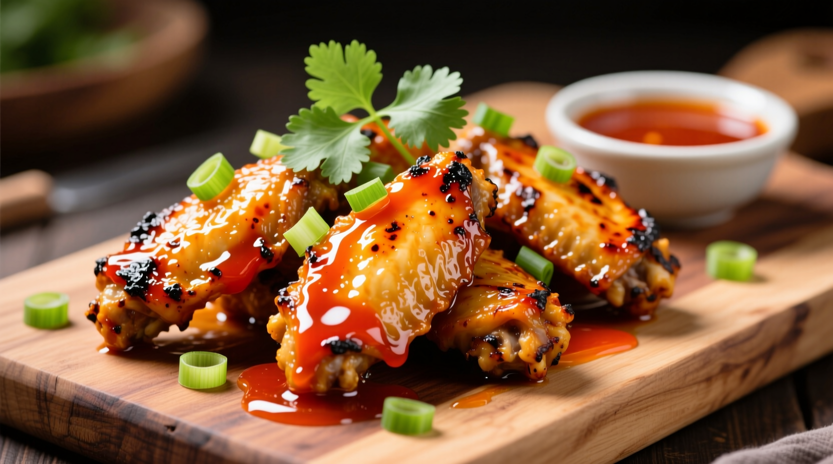 honey sriracha wings
