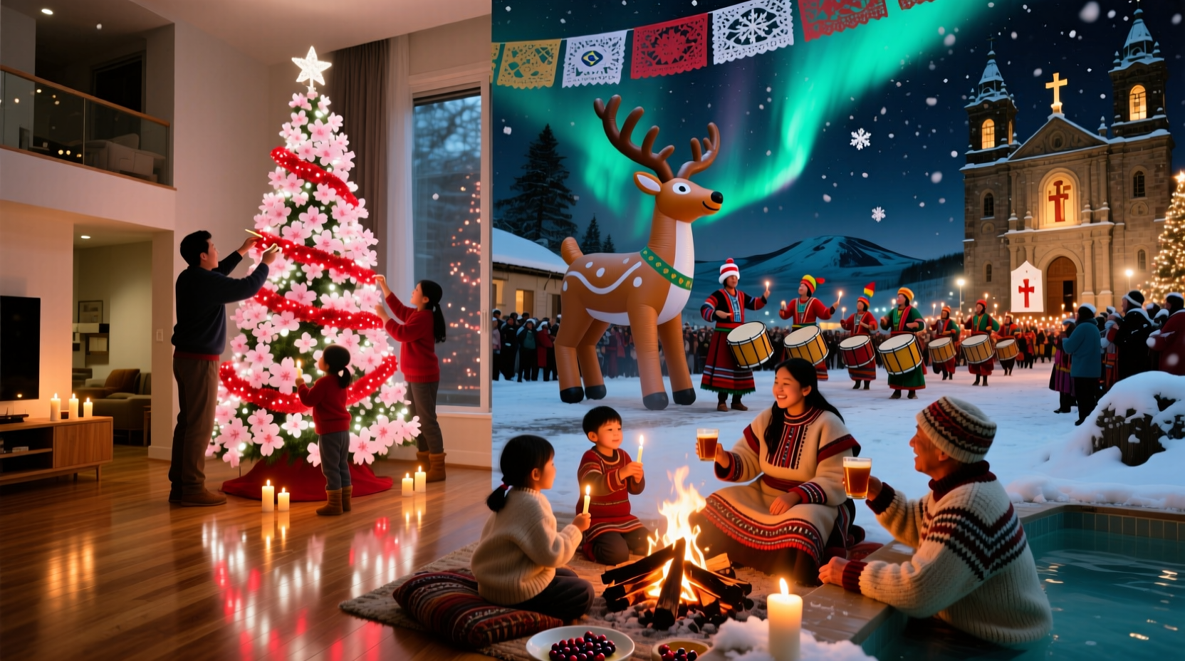 how do people celebrate christmas day