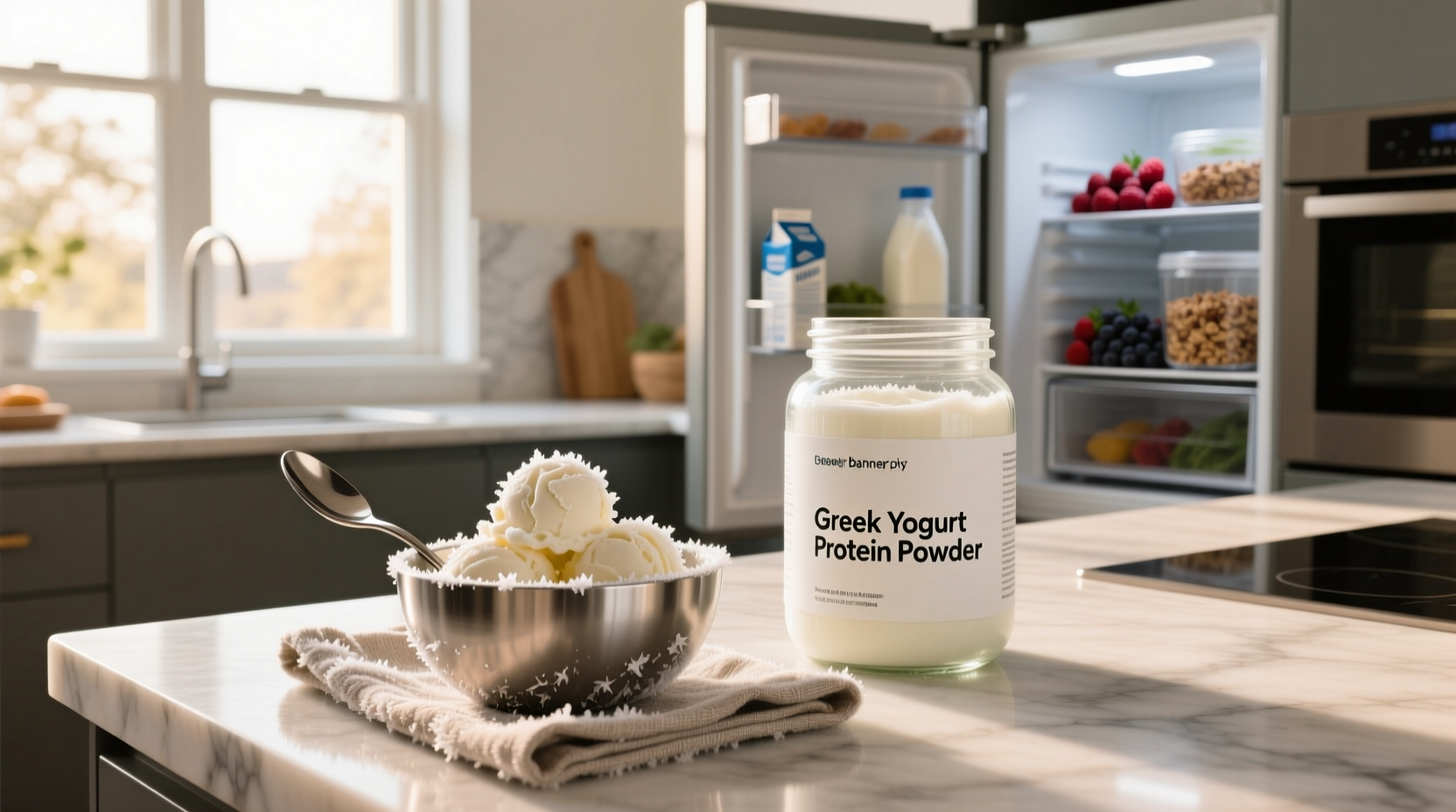 How to Use Greek Yogurt Protein Powder in Frozen Treats