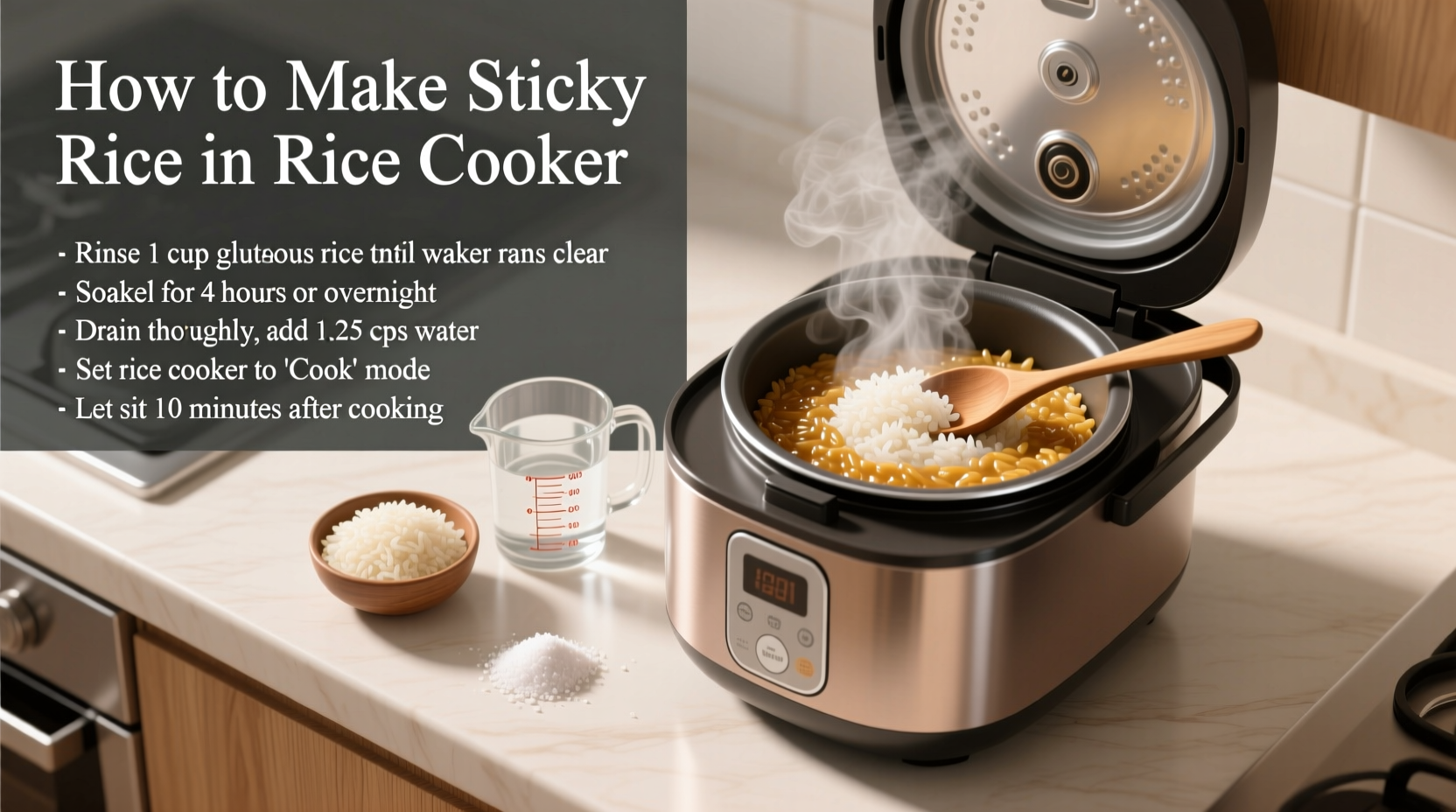 Perfect Sticky Rice in Rice Cooker: Foolproof Method