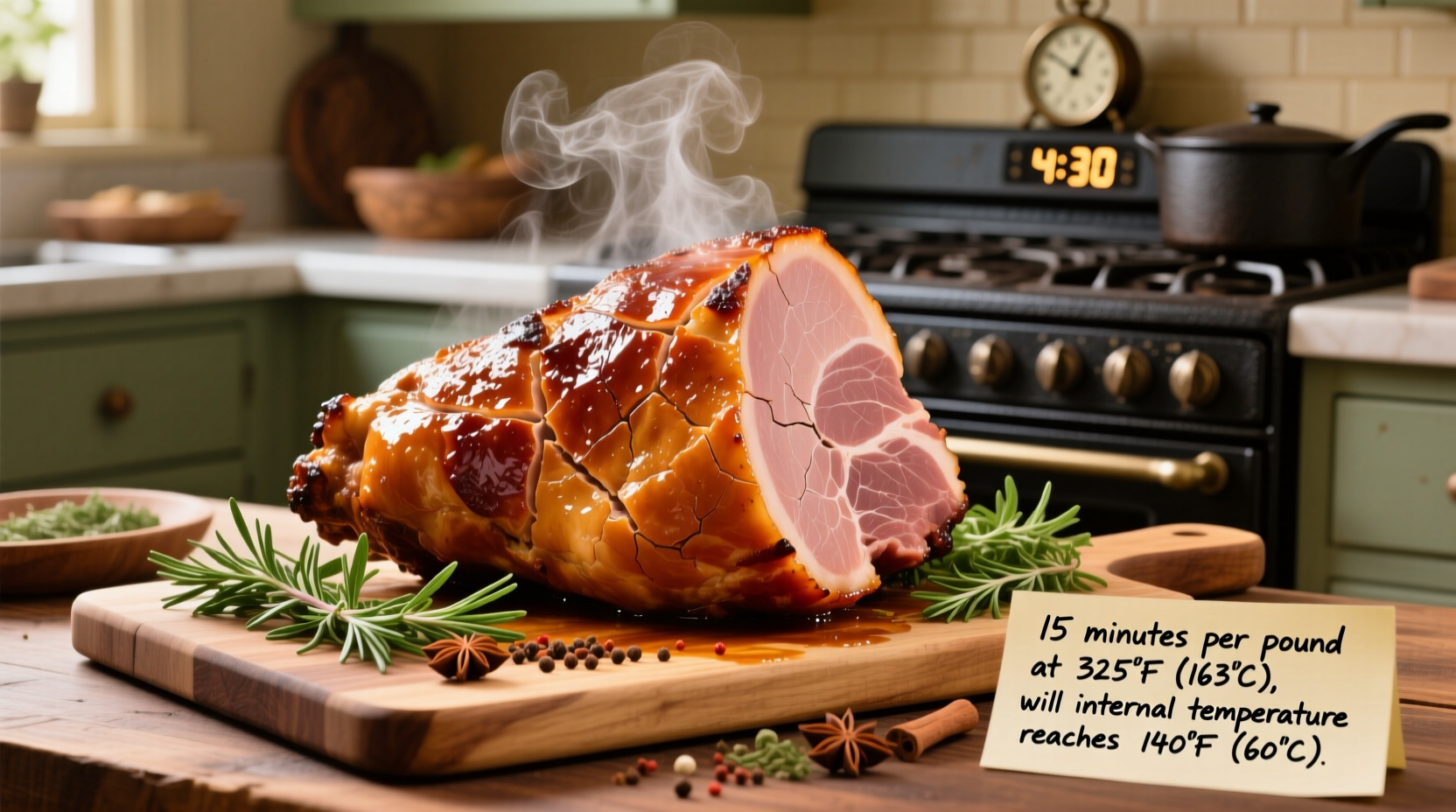 Smoked Ham Cooking Time: Exact Minutes Per Pound