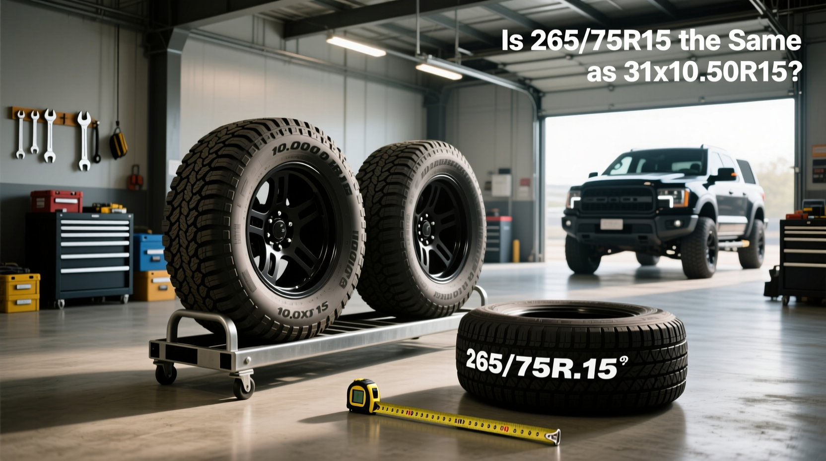 tires 10.00x15,Is 265/75R15 the same as 31x10/50R15? buying guide