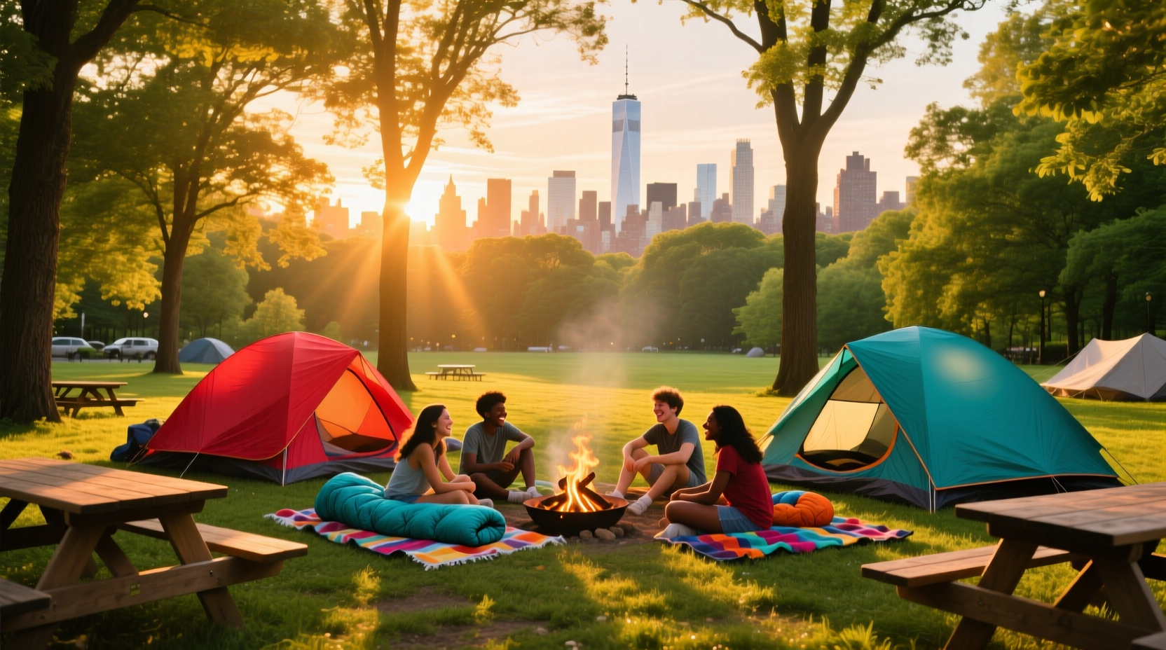 How to Camp for Free in a New York City Park This Summer