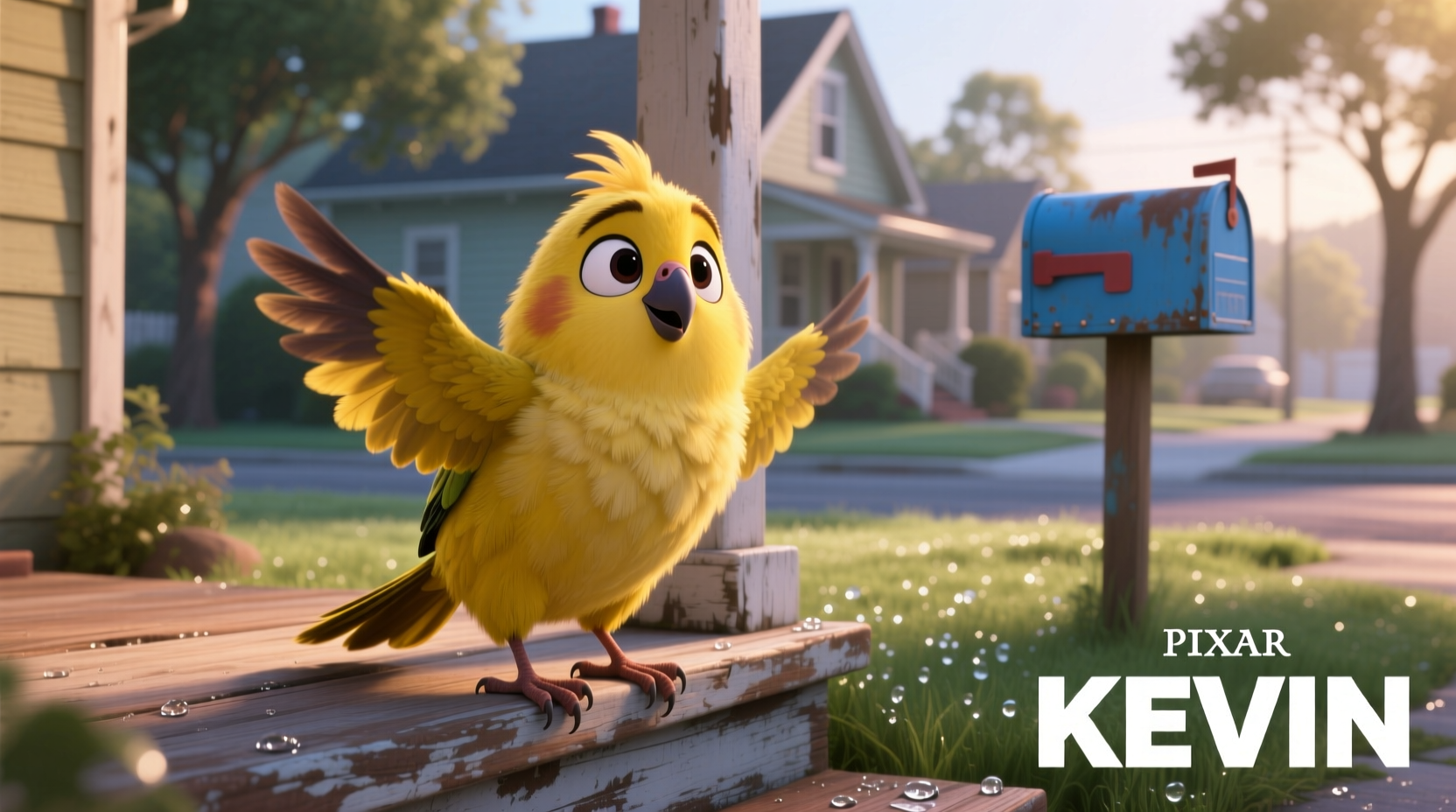 what type of bird is kevin from up