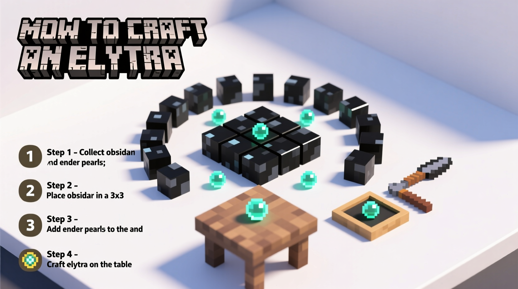 how to craft a elytra in minecraft