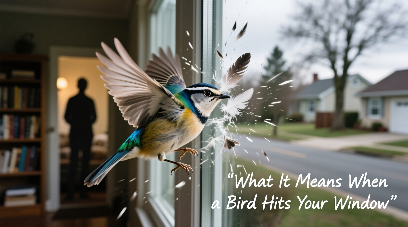 what does it mean when a bird hits your window