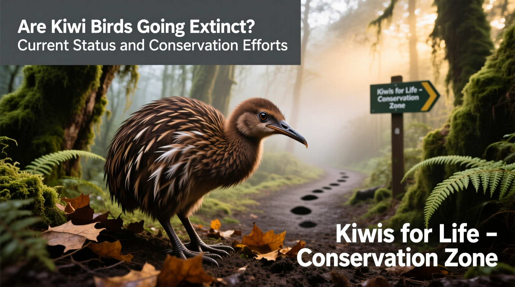 are kiwi birds going extinct