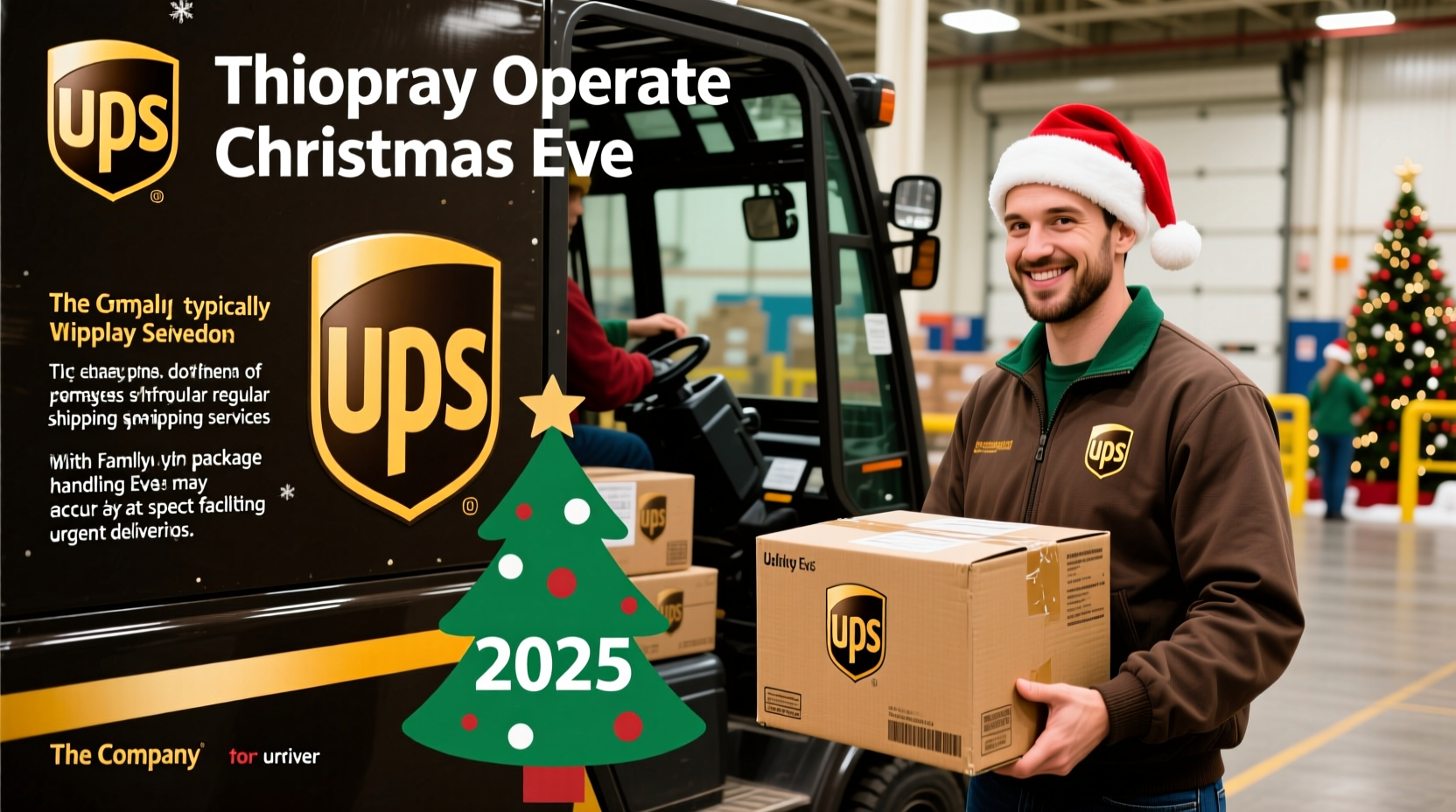 does ups run on christmas eve