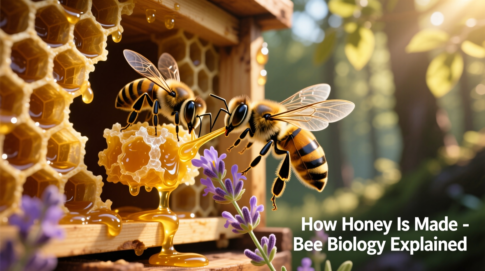 how is honey made by bees