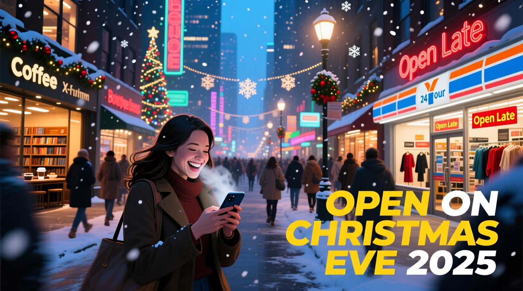 whats open on christmas eve