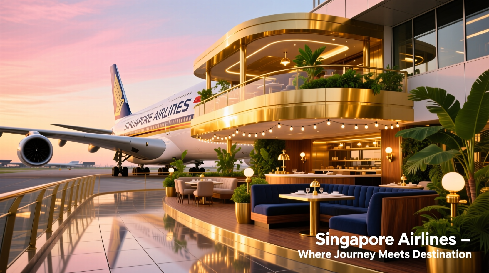 Singapore Airlines Double-Decker Plane Restaurant Guide