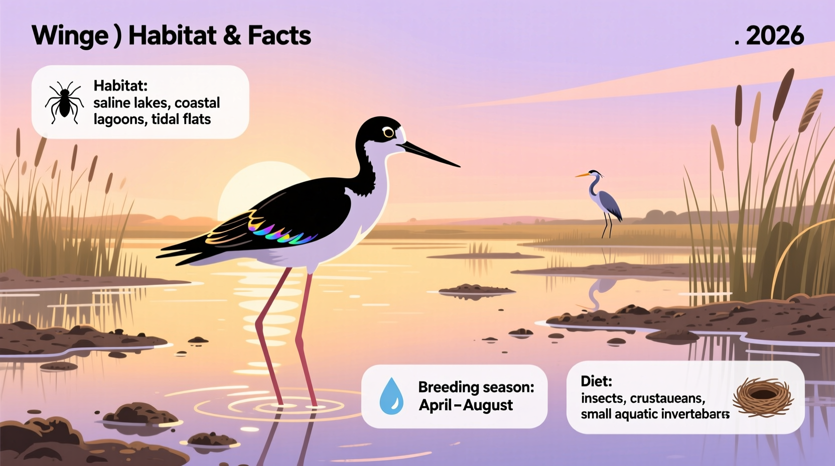 Black-Winged Stilt Guide: Habitat & Facts (2026)