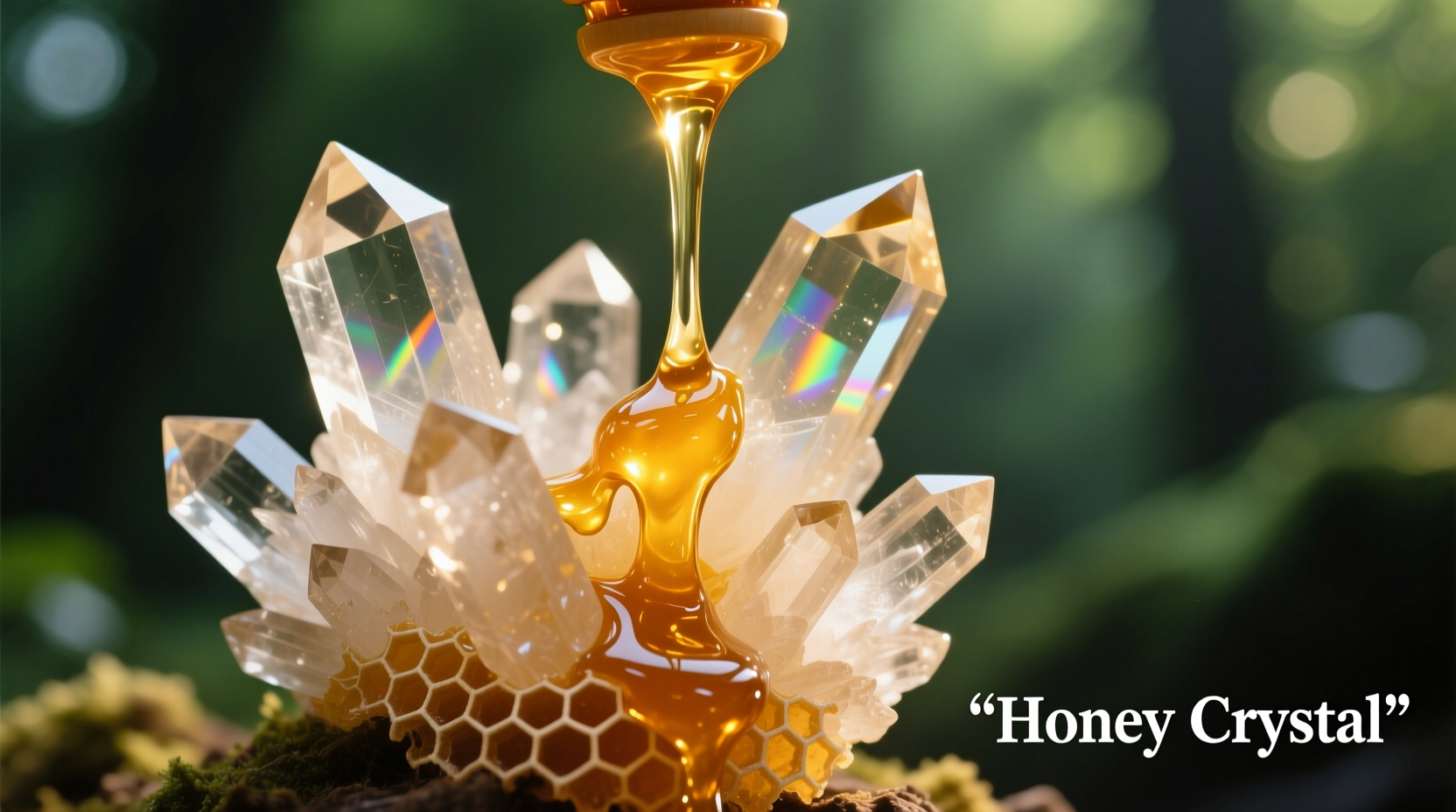 crystals honey