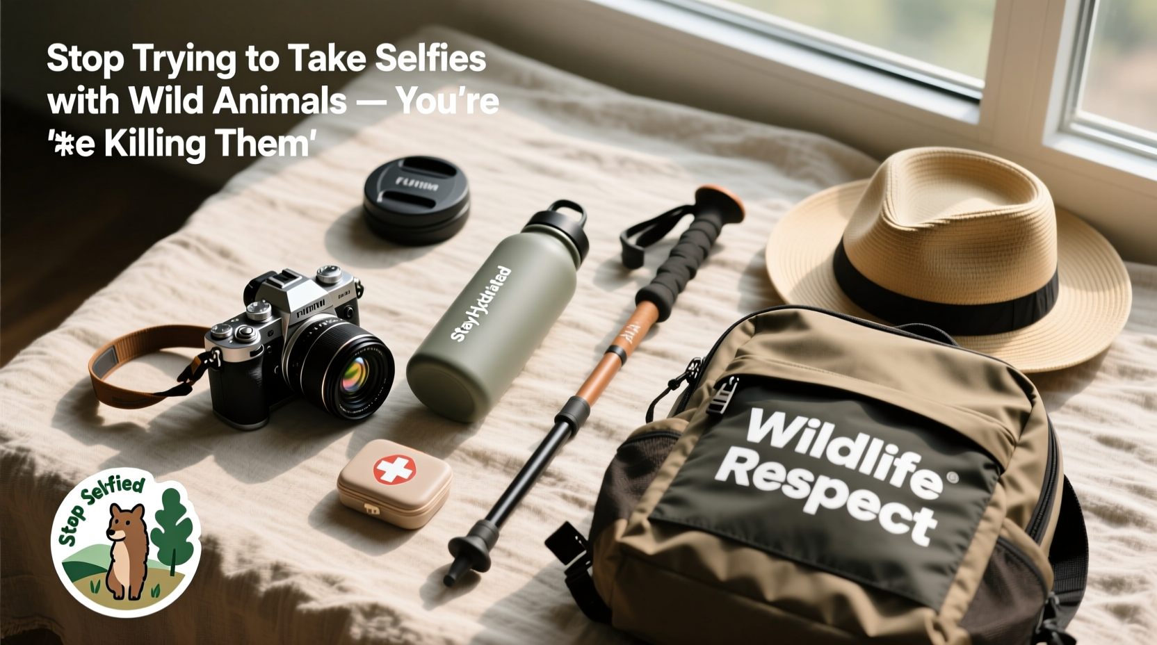 Stop Trying to Take Selfies with Wild Animals — You're Killing Them: Gear Guide