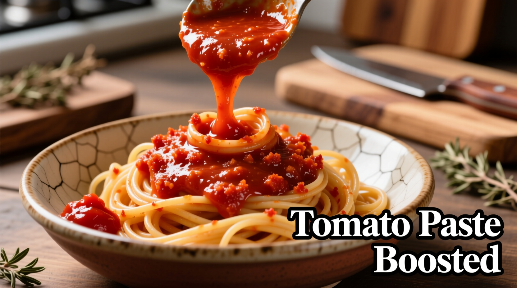 spaghetti sauce with tomato paste