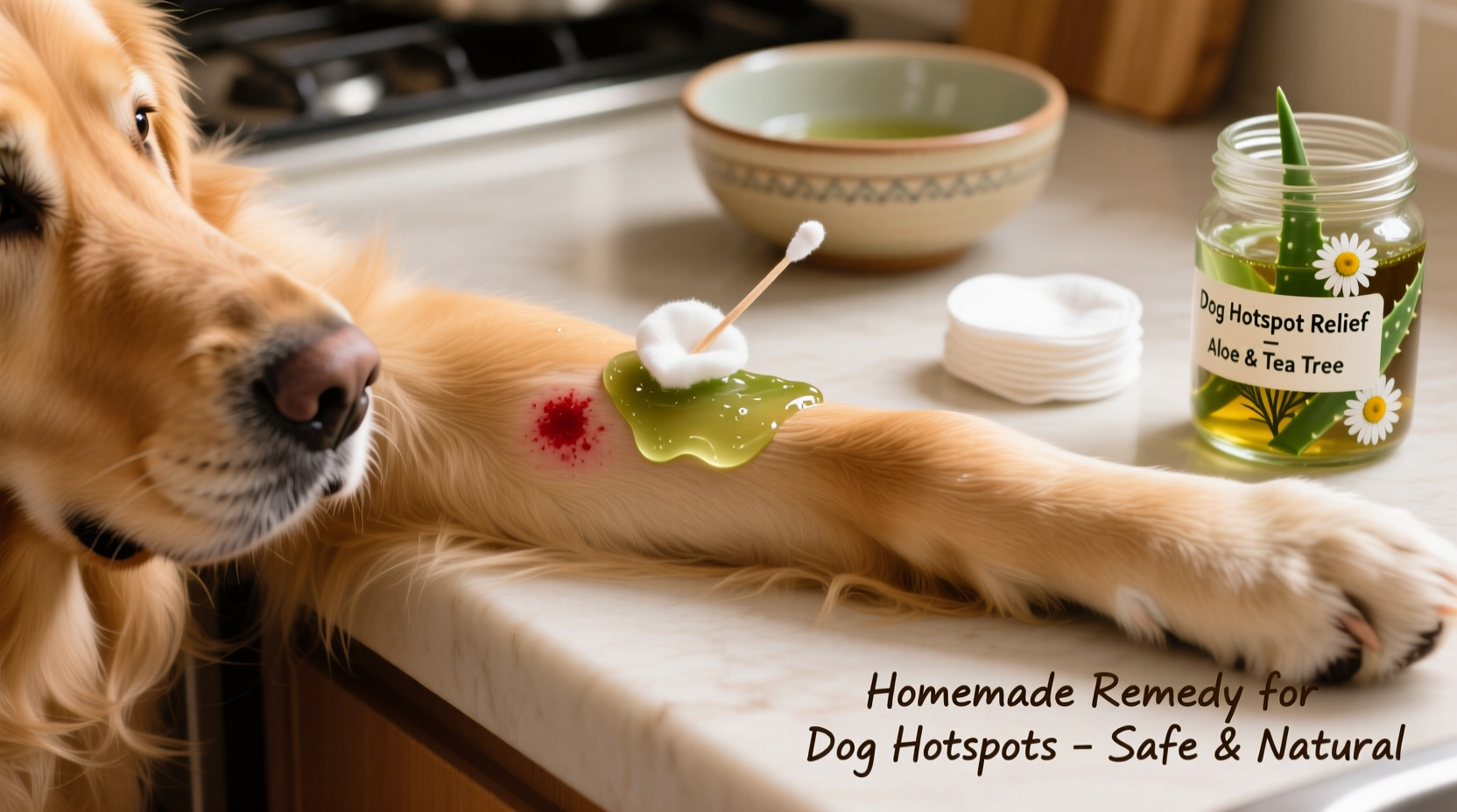 homemade remedy for hotspots on dogs