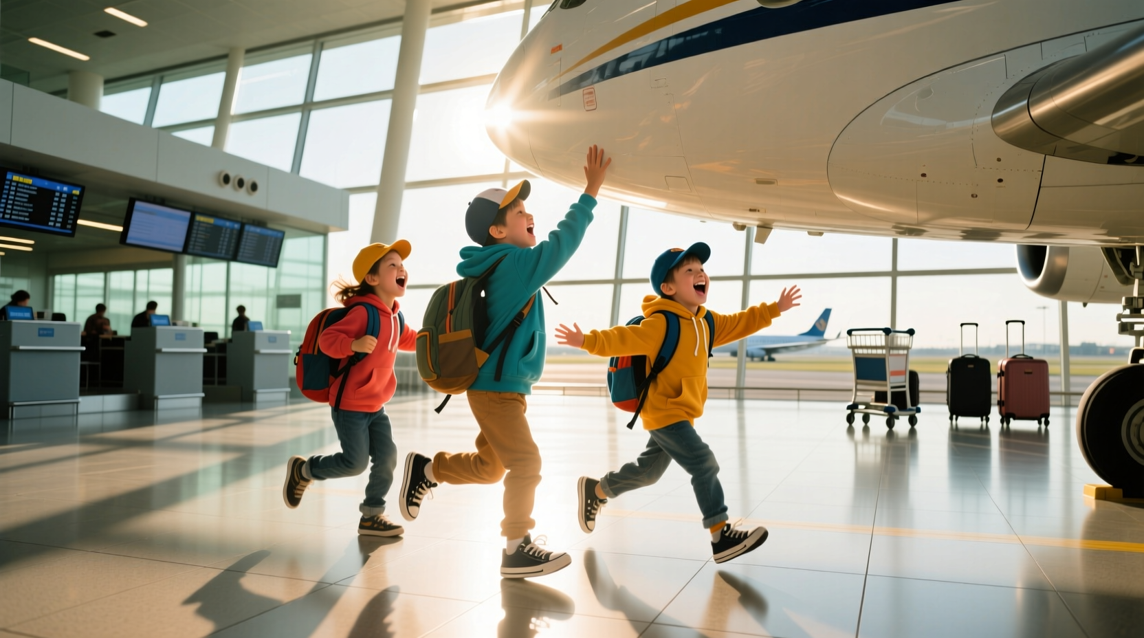 Pre-Board Flying with Kids: Transport & Logistics Guide