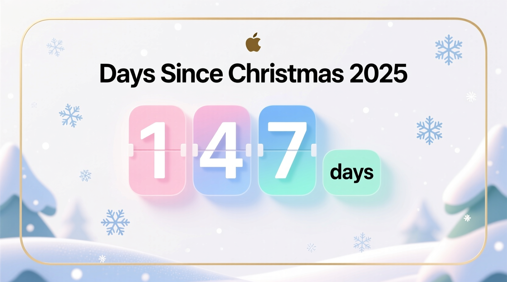 how many days since christmas 2024