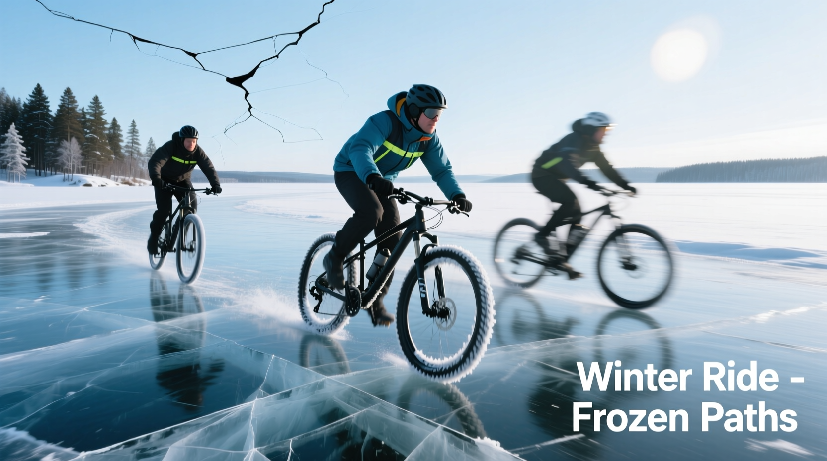 How to Navigate Bike-Winter-Puts-Cyclists-on-Ice Routes Safely & Cheaply