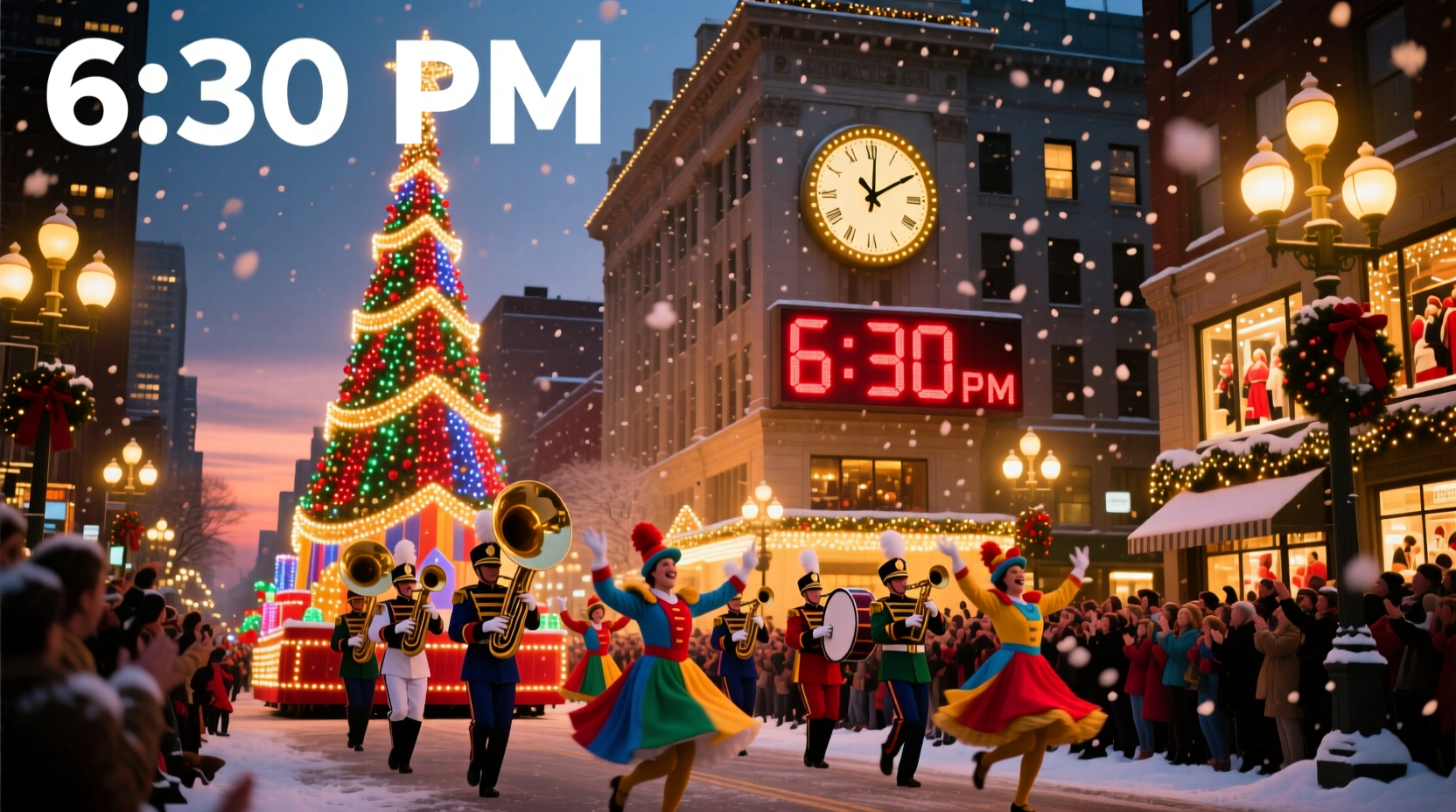 what time do the christmas parade start
