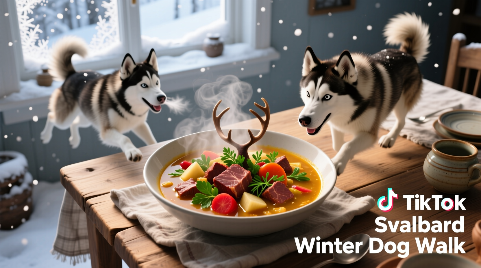TikTok Svalbard Winter Dog Walking Food Guide: What to Eat & Drink