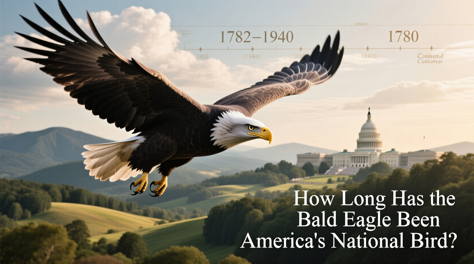 how long has the bald eagle been our national bird