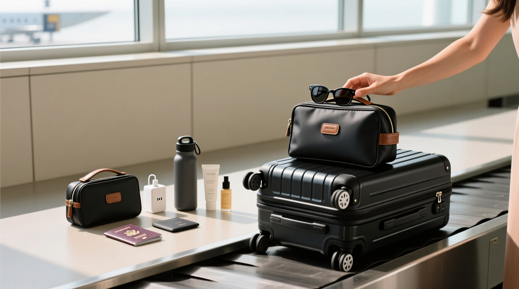 Woman Boards Luggage Conveyor Belt: Practical Gear Guide