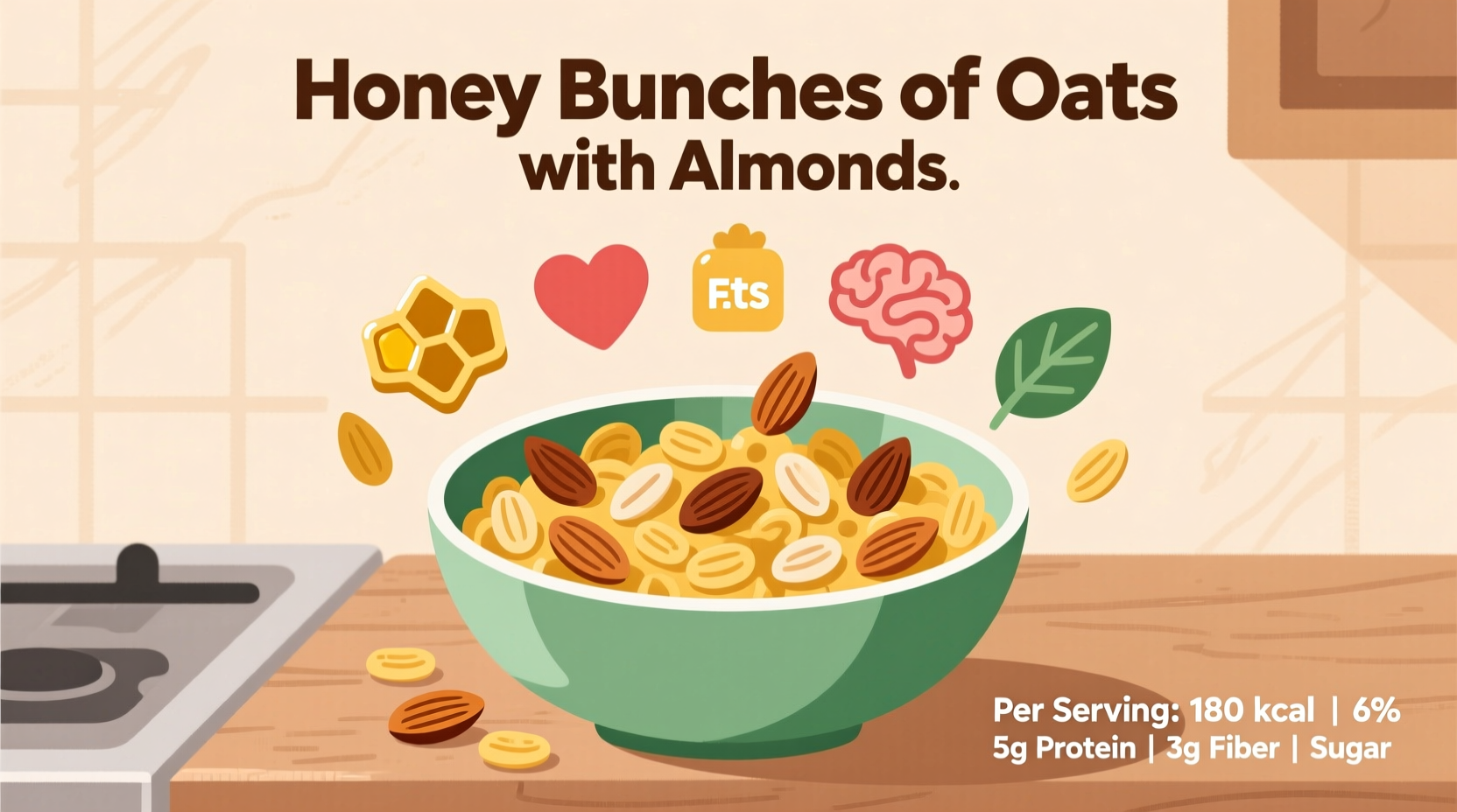 honey bunches of oats with almonds nutrition