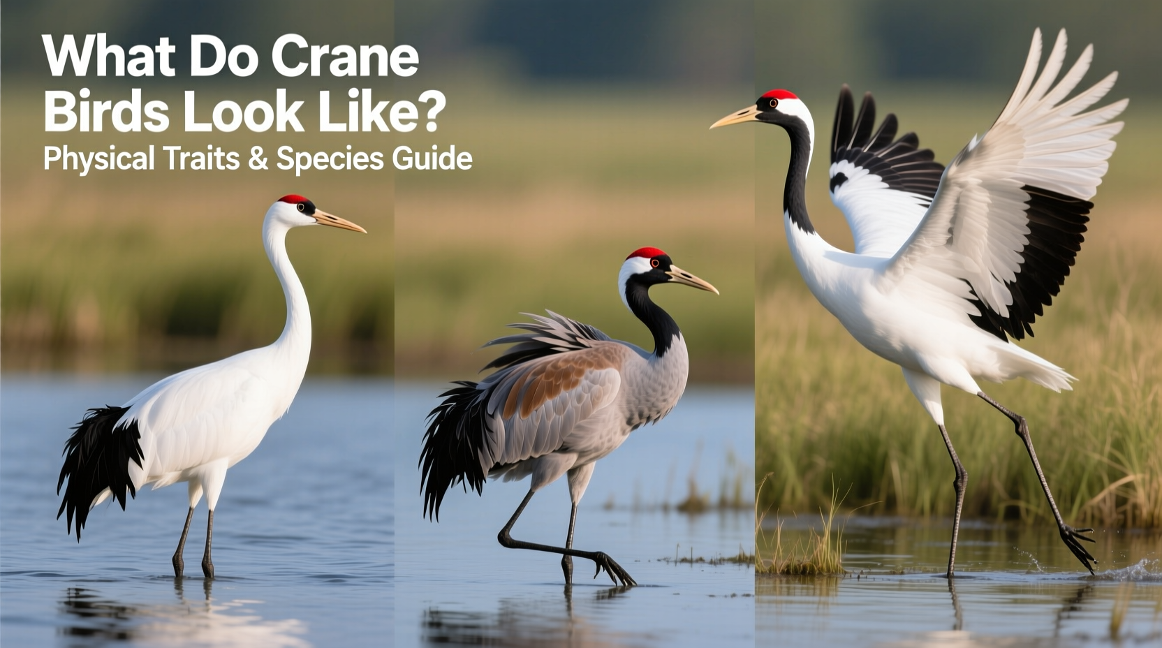 what do crane birds look like
