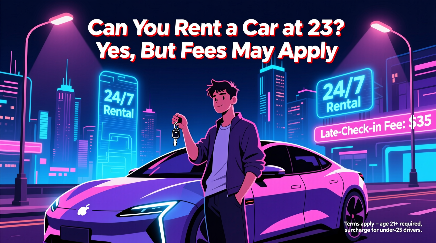 can i rent a car at 23