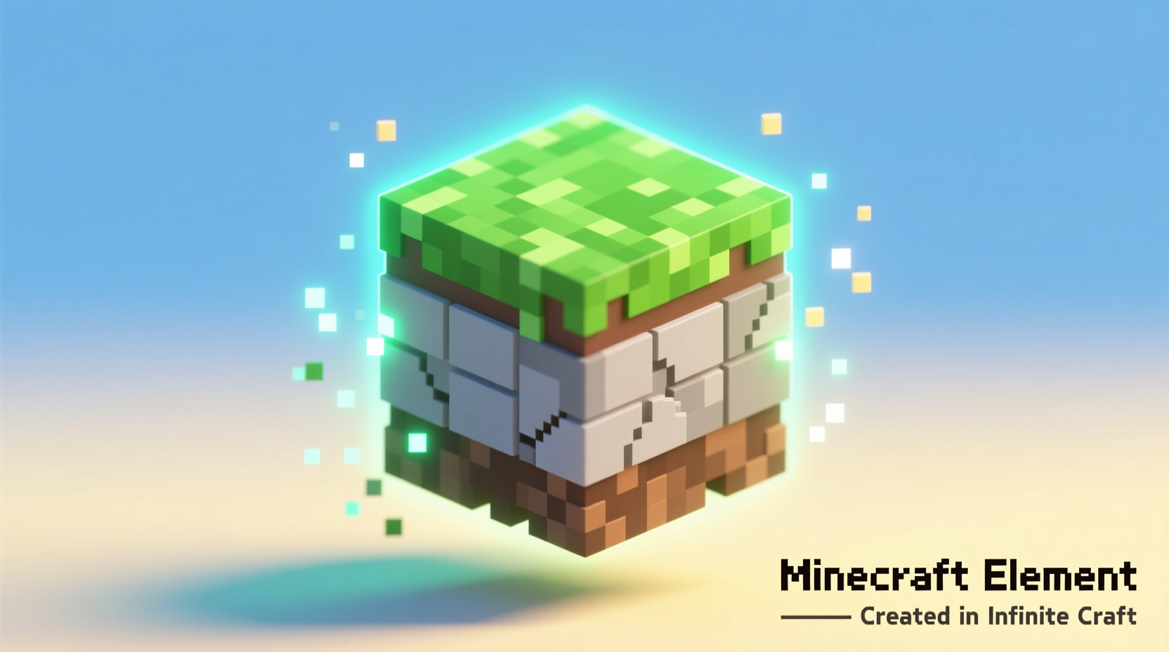 Minecraft element successfully created in Infinite Craft