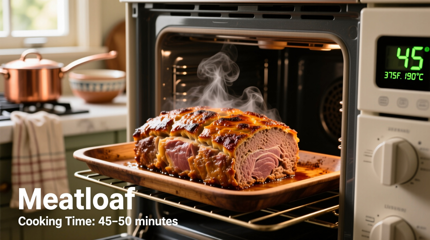 how long does a meatloaf take to cook