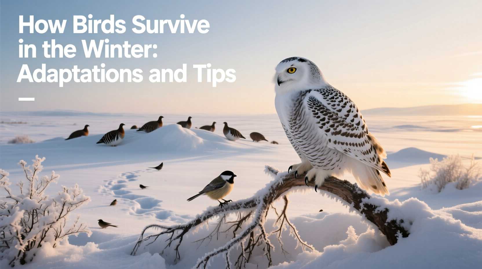 how do birds survive in the winter