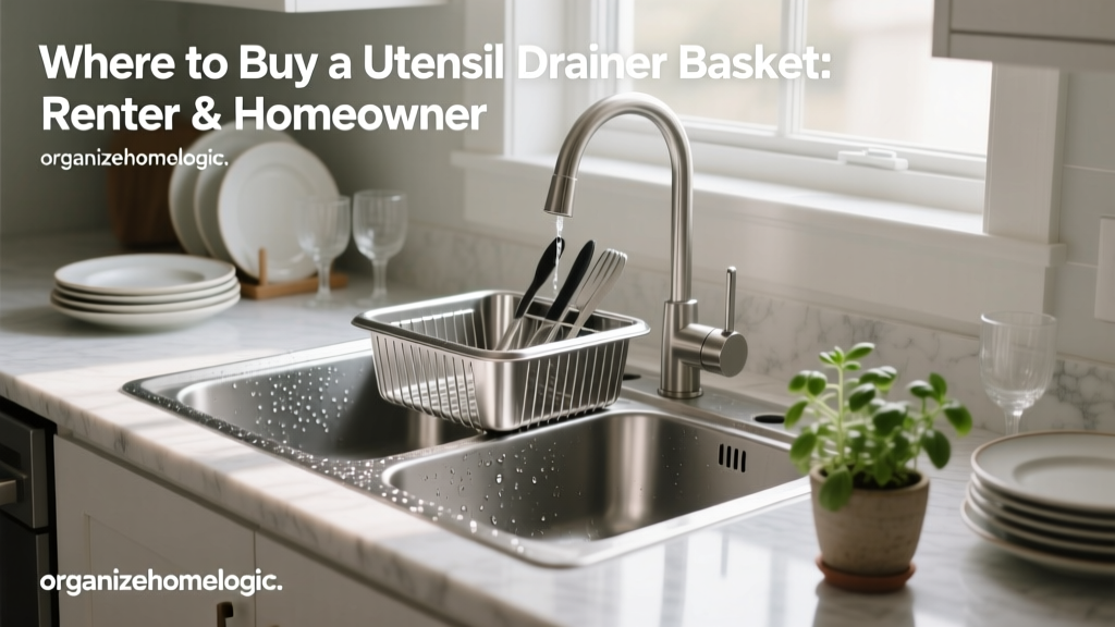 Where to Buy a Utensil Drainer Basket: Renter & Homeowner